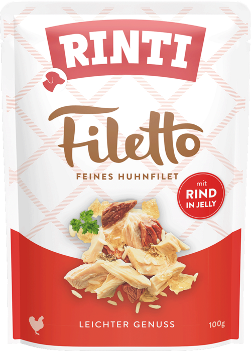 Rinti Filetto Huhnfilet mit Rind 100g