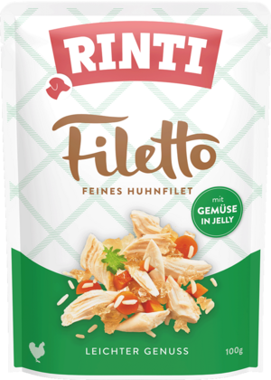 Rinti Filetto Huhnfilet mit Gemüse 100g