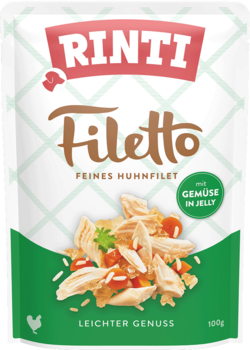 Filetto - Huhnfilet mit Gemüse - Frischebeutel - 100g