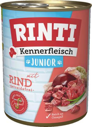 Rinti Kennerfleisch Junior + Rind 800g