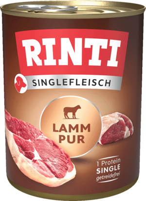 Rinti Singlefleisch Lamm Pur 800g