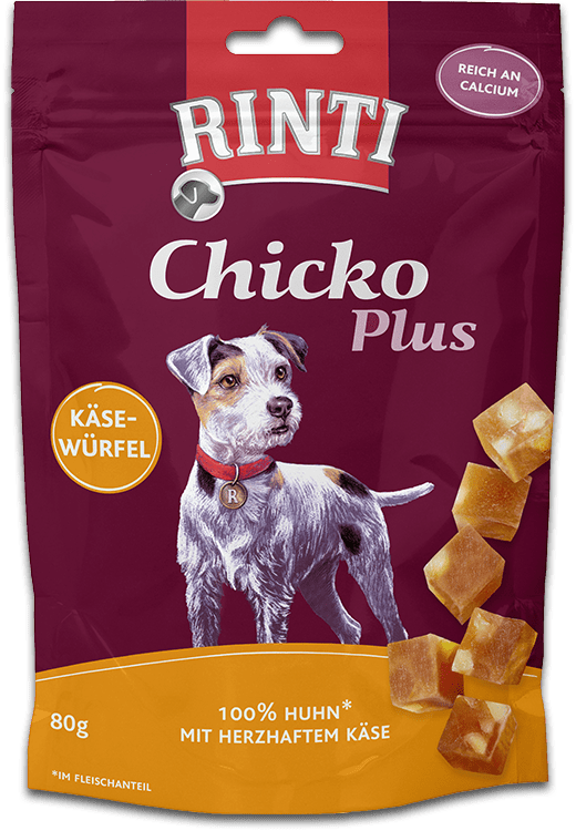 Chicko Plus Käsewürfel mit Huhn Beutel 80g
