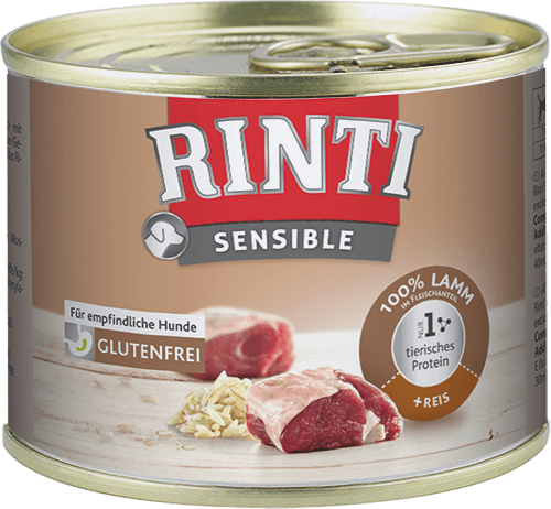 Rinti Sensible Lamm + Reis  185g