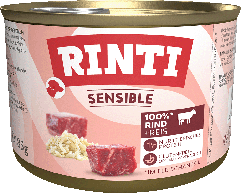 Rinti Sensible Rind + Reis 185g