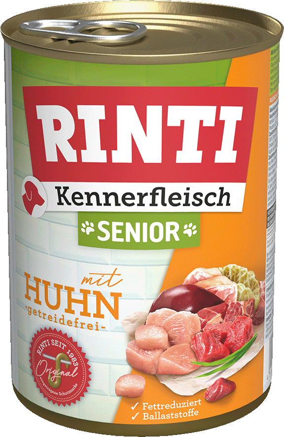 Kennerfleisch Senior - mit Huhn Dose 400g