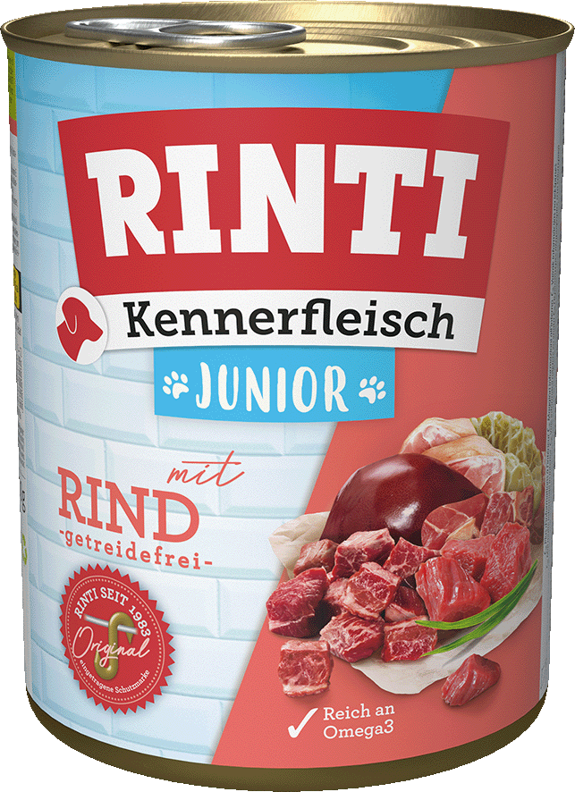 Kennerfleisch Junior + Rind Dose 800g