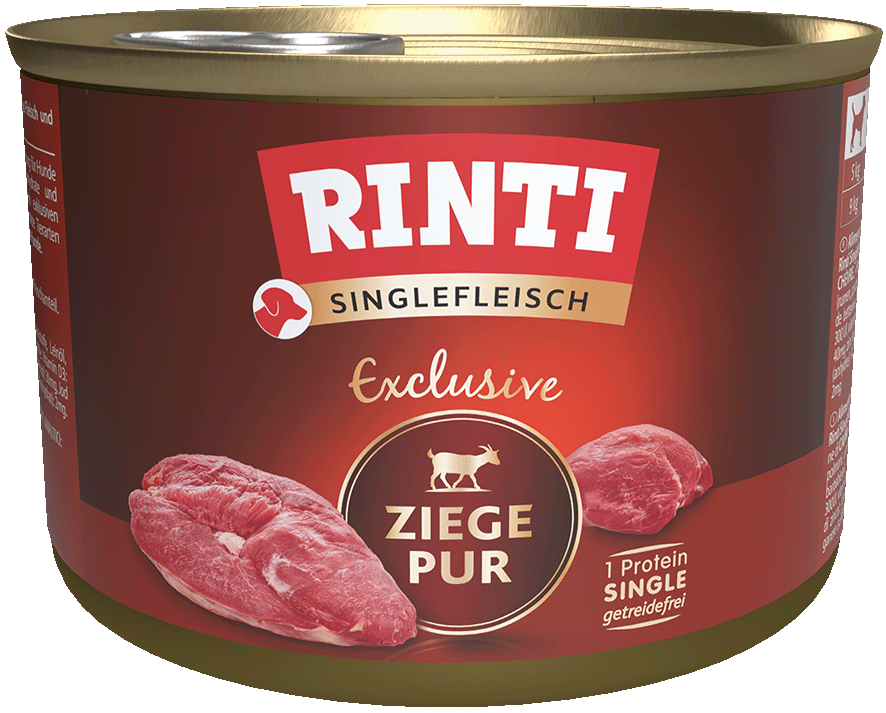 Rinti Singlefleisch Exclusive Ziege Pur 185g