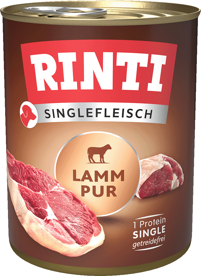 Rinti Singlefleisch Lamm Pur 800g