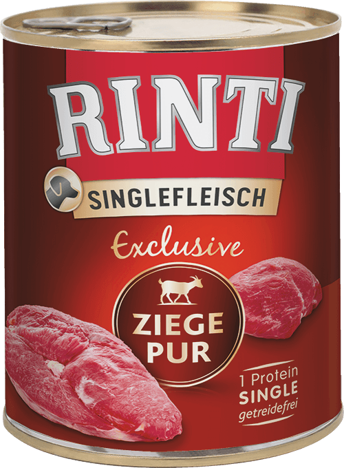 Rinti Singlefleisch Exclusive Ziege Pur 800g