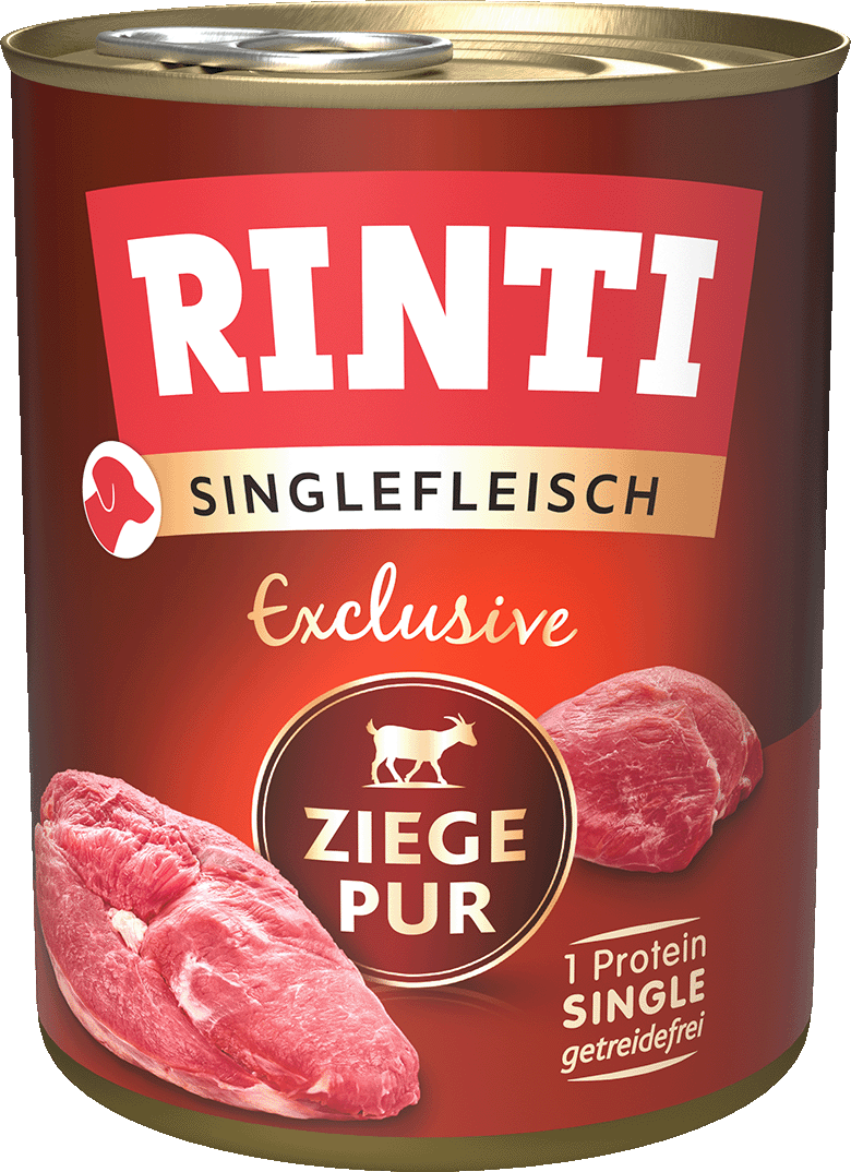 Rinti Singlefleisch Exclusive Ziege Pur 800g